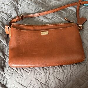 Coach Tan Leather Crossbody Bag